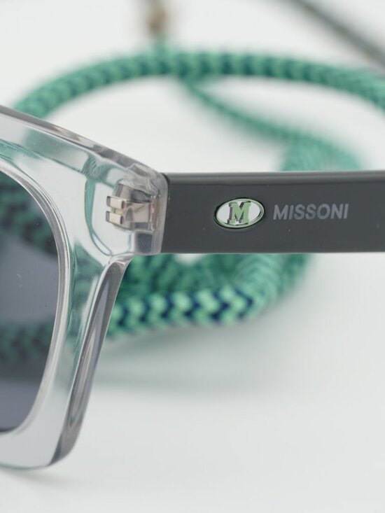 M Missoni MMI 0089/S 0KB7 IR Sunglasses Grey Square Frame, Grey Lenses main image 8